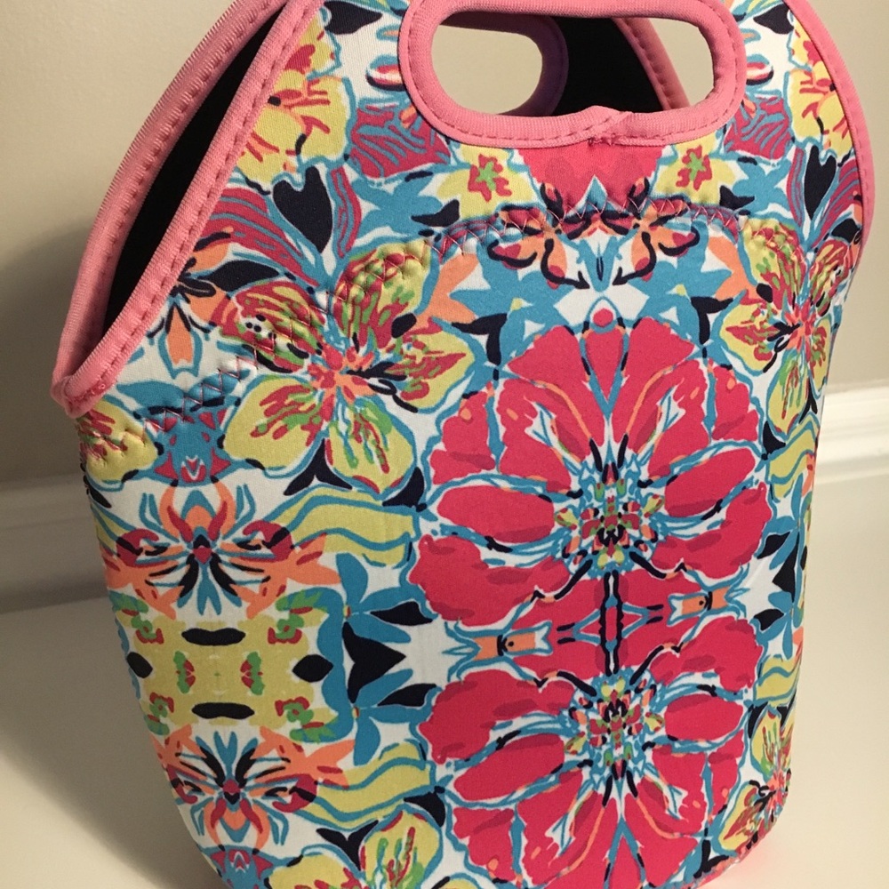 NWT Kissme patterned neoprene lunch bag